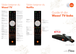 Guide til din Waoo! TV-boks