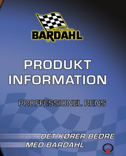 PROFFESSIONEL RENS - Skanoil, Bardahl, Autoglym