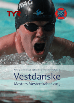 Invitation til Vestdanske Masters Mesterskaber 2015