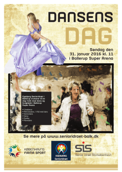 hent plakat - Ballerup. Senioridræt