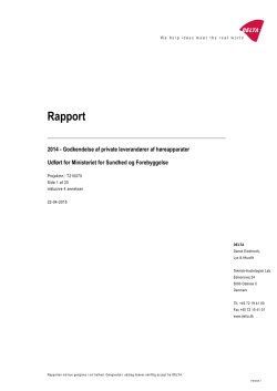 Rapport - Audiologi.dk