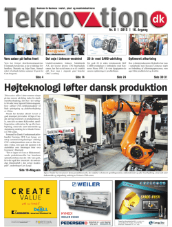 Højteknologi løfter dansk produktion