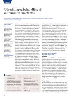 Udredning og behandling af autoimmun encefalitis