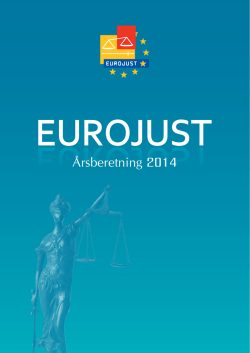 Årsberetning 2014 - Eurojust