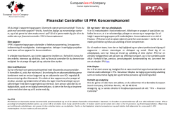 EuropeanSearchCompany Financial Controller til PFA