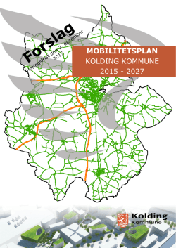 Forslag til Mobilitetsplan Kolding Kommune 2015-2027