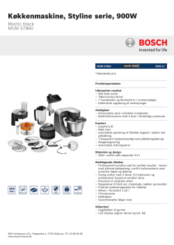 Bosch MUM 57860