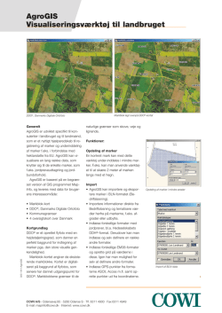 AgroGIS Visualiseringsværktøj til landbruget