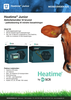 Heatime® Junior - Mosegården A/S