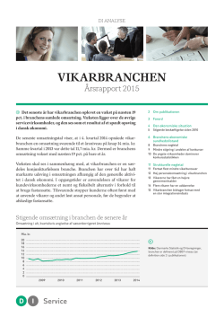 Vikarbranchens årsrapport 2015