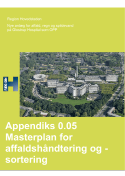 Appendiks 0.05 Masterplan for affaldshåndtering