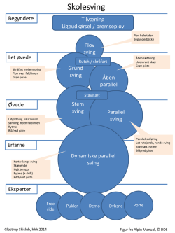 Den Danske Skiskole Svingoversigt