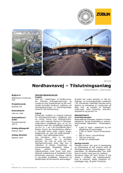 BetonKøbenhavn - Nordhavnsvej tilslutningsanlæg beton