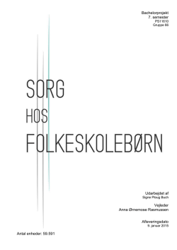 Sorg hos folkeskolebørn