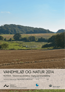 Vandmiljø og Natur 2014
