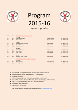 Program 2015