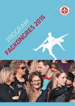 PROGRAM FAGKONGRES 2015 - Danske Fysioterapeuter