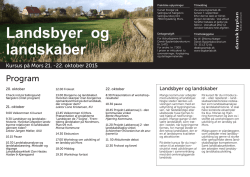 Landsbyer og landskaber - Dansk Byplanlaboratorium