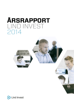 Lind Invests årsrapport 2014