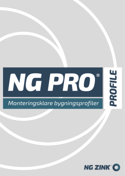 PROFILE - NG ZINK A/S