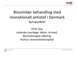 Klinikken (reumatolog Ulrik Tarp, Aarhus Universitetshospital)