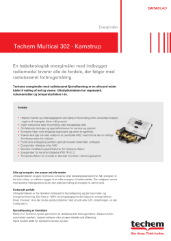 Datablad Techem Kamstrup Multical 302