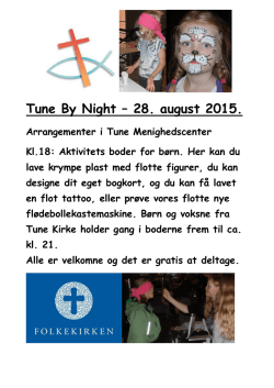 Tune By Night – 28. august 2015.