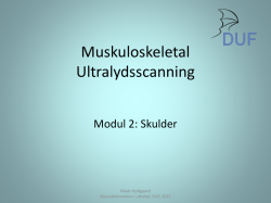 Skulder - Ultralydsscanning.com