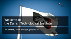 Welcome to the Danish Technological Institute