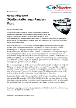Geocaching-event: Skjulte skatte langs Randers Fjord