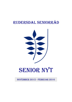Senior Nyt no. 3 2015