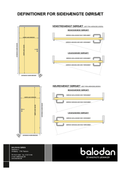 601 Definisioner for dørsæt m karm.cdr