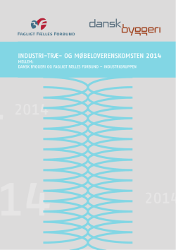 industri-træ- og møbeloverenskomsten 2014