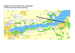 Dagligt ro-farvand for Hobro Ro- og kajakklub Fra Hobro til Langs