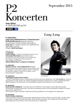 Lang Lang September 2015