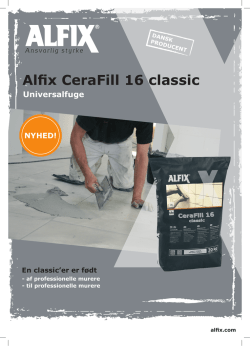 Alfix CeraFill 16 classic