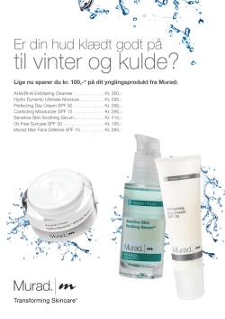 til vinter og kulde? - Bianca Pure-Skin