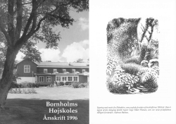 Bornholms Højskole 1944-55 Aksel Lauridsens tid