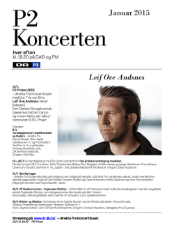 Leif Ove Andsnes Januar 2015