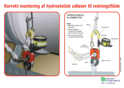 Installation guide for hydrostatic release for life raft (pdf 3,5 mb – in