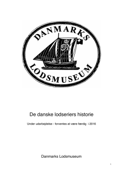 De danske lodseriers historie - Danmarks Lodsmuseumsforening