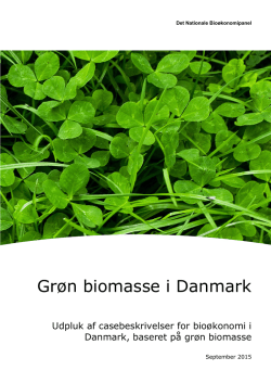 Grøn biomasse i Danmark