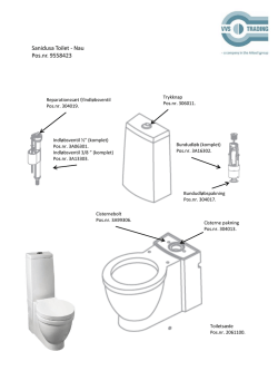 Sanidusa Toilet - Nau Pos.nr. 9558423