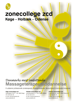 Brochure Massage HOLBÆK NY 2015.qxd