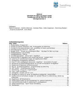 UBU-09-06-2015 - Svendborg Kommune