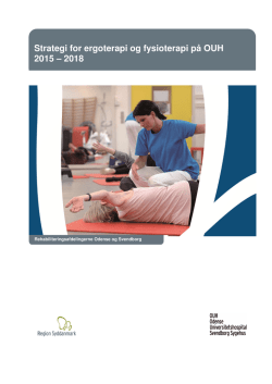 Strategi for ergoterapi og fysioterapi på OUH 2015 – 2018