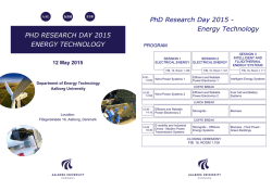 Programme PhD Research Day 2015
