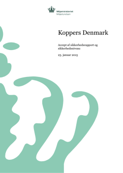 Koppers Denmark - Miljøstyrelsen