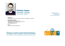 Phillip Faber - Dansk Kapelmesterforening