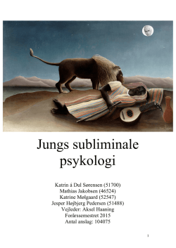 Jungs subliminale psykologi